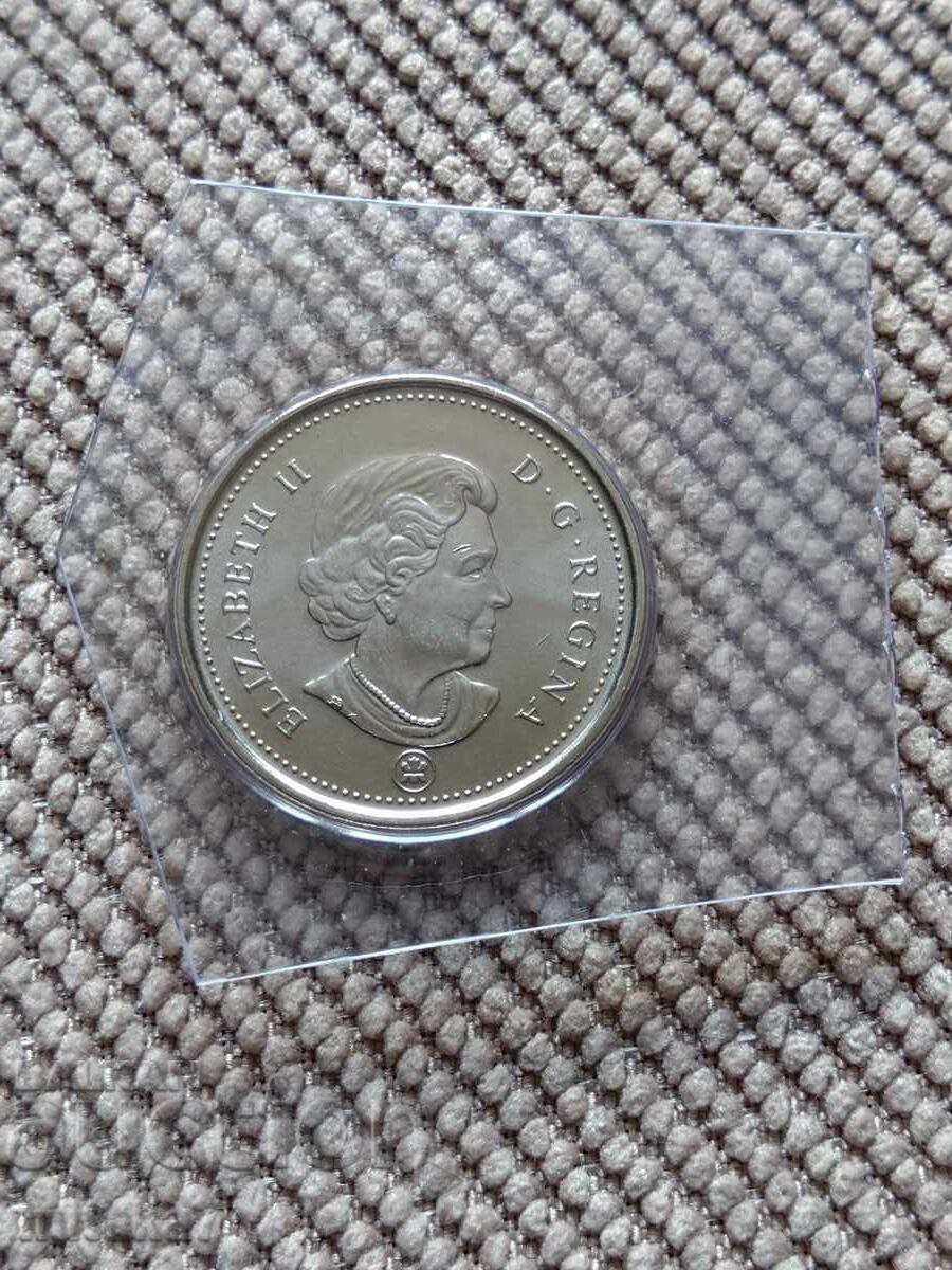 5 cenți 2007, Canada cu preț € 0.60 | 1.17 BGN
