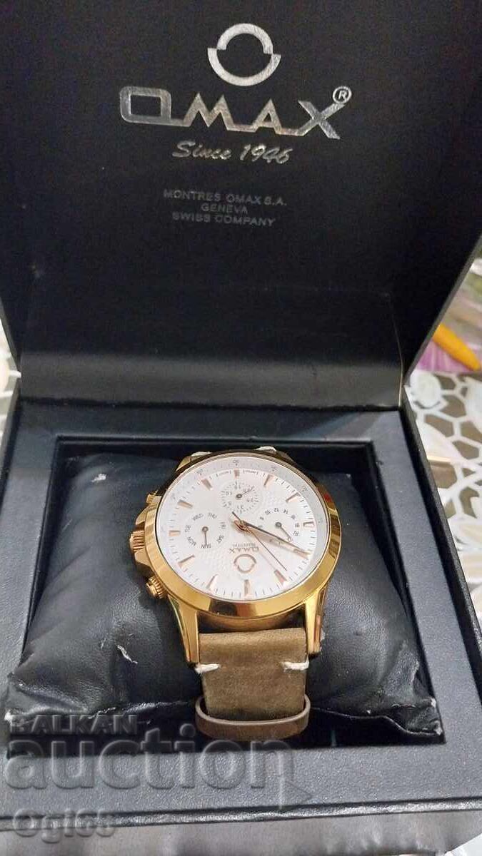 Auction  "OMAX" Product of Switzerland. Men's watch