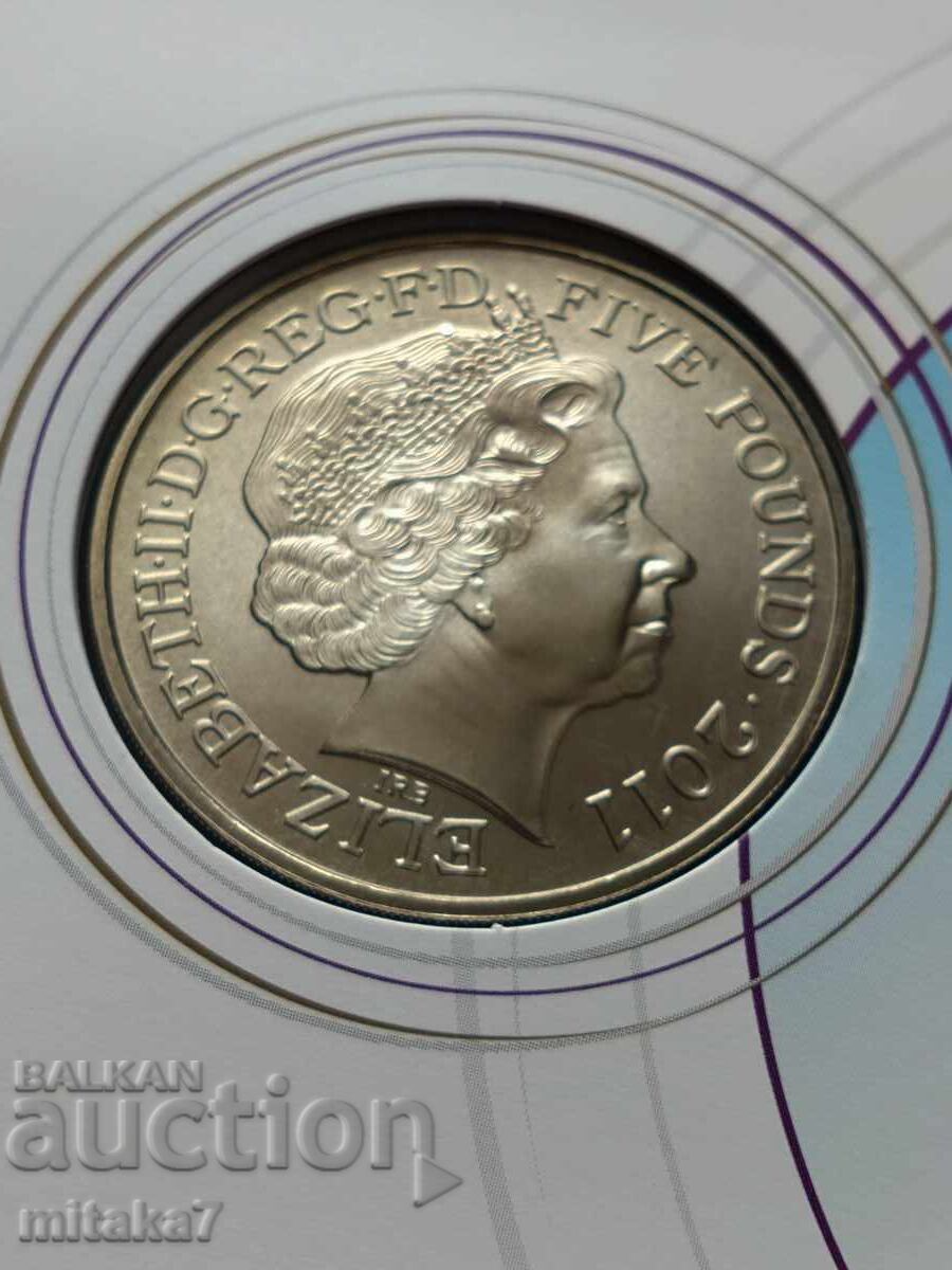 Delivery of 5 pounds 2011, Great Britain