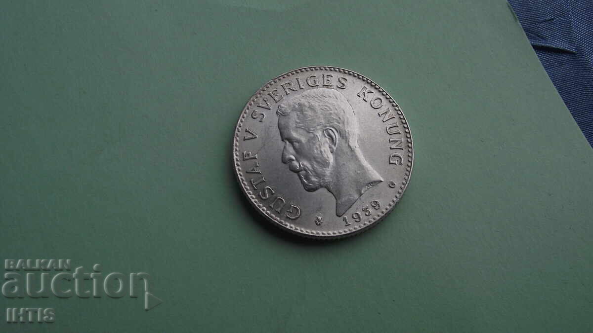 COIN - Sweden / GUSTAF V / - 2 Kronor - 1939 - from €0.01 with price € 12.00 | 23.47 BGN