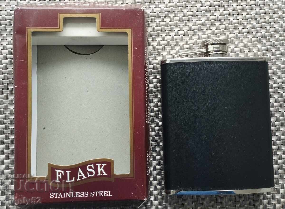 Манерка за алкохол нова STAINLESS STEEL 6 oz