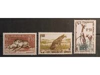 Franța/Somalia Franceză 1958 Faună MNH