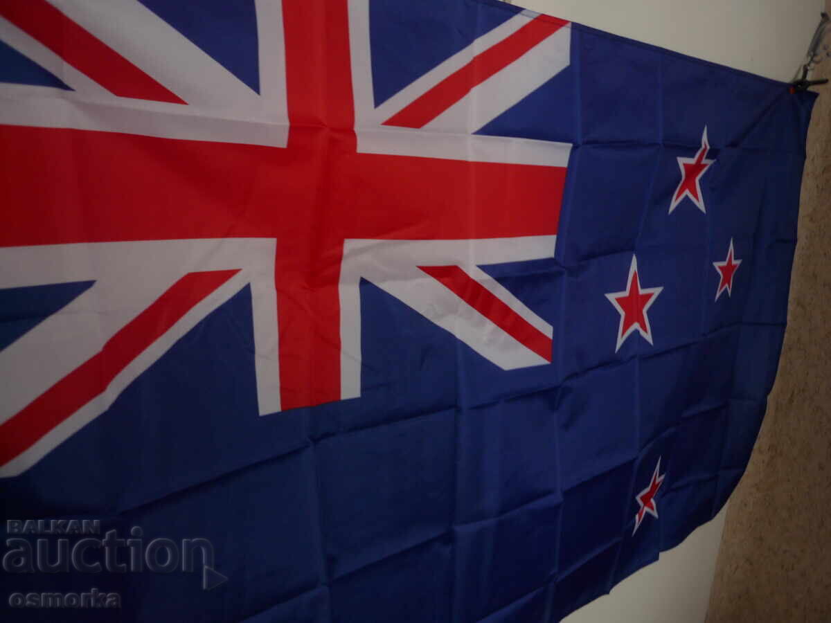New Zealand Flag islands greenery beautiful Oceania Austral with price € 6.50 | 12.71 BGN