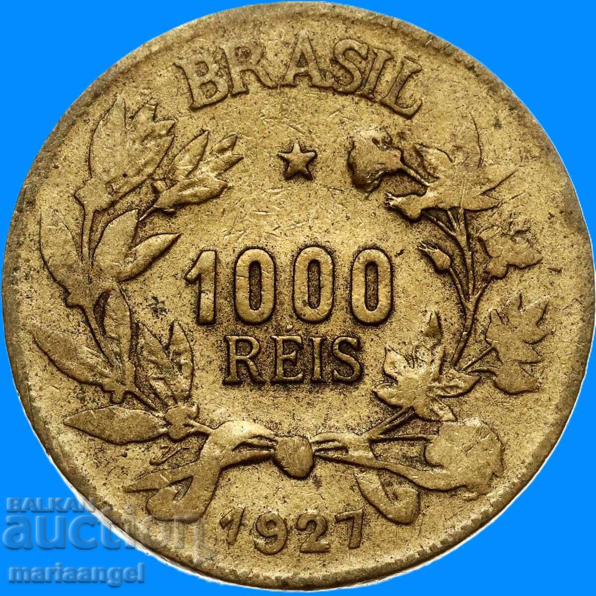 Brazilia 1000 Reis 1927 cu preț € 15.00 | 29.34 BGN