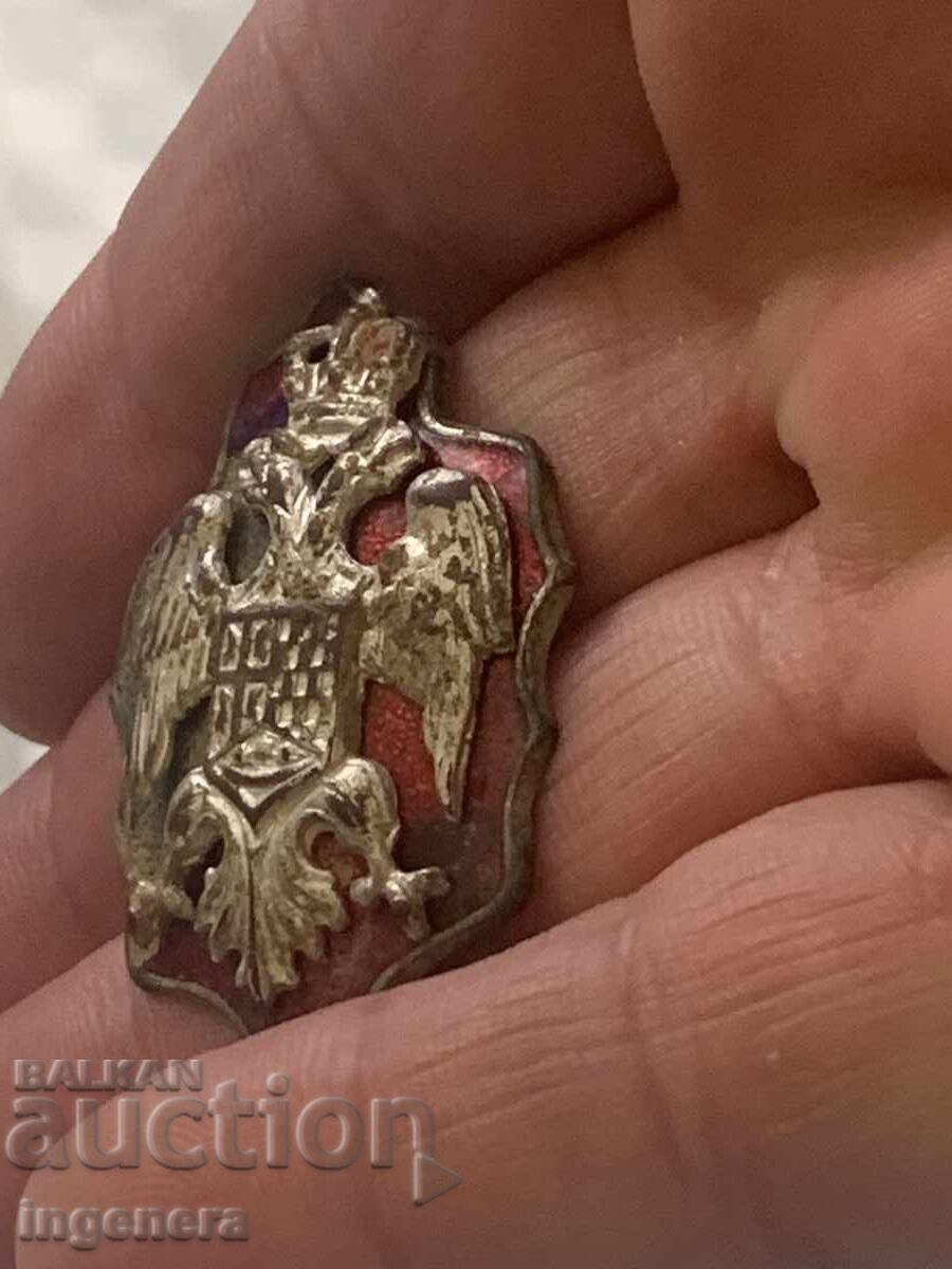 COCARDA INSIGNĂ EMAIL VULTUR IUGOSLAVIA AL DOILEA RĂZBOI MONDIAL cu preț € 55.00 | 107.57 BGN