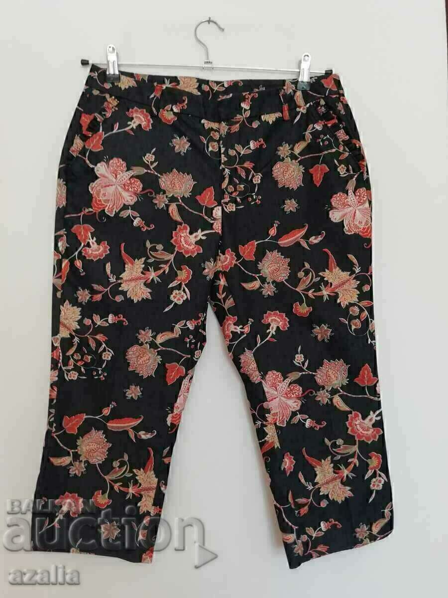 Pantaloni de dama colorati, 61% bumbac Pantaloni de dama colorati, 61% bumbac