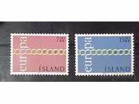 Islanda 1971 Europa CEPT MNH