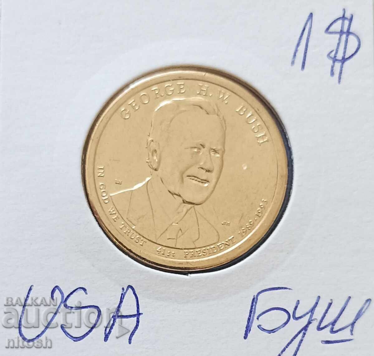 2020 - SUA - 1$ - George Bush