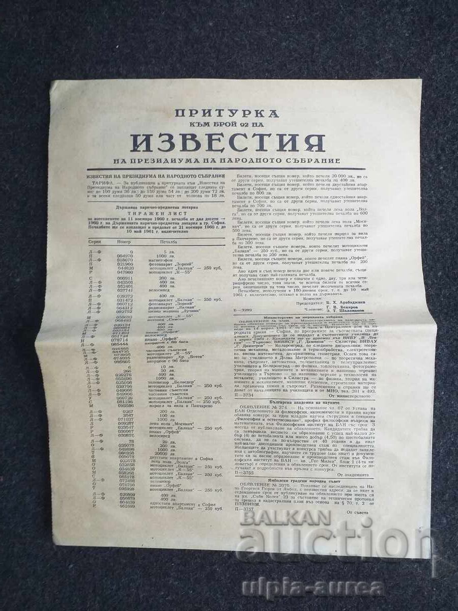 1960 IZVESTIA cu preț € 0.25 | 0.49 BGN 1960 IZVESTIA cu preț € 0.25 | 0.49 BGN
