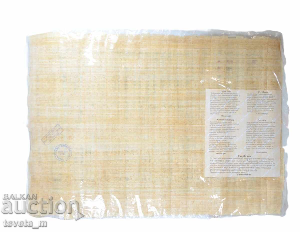Χειροποίητος ζωγραφισμένος αιγυπτιακός πάπυρος με πιστοποιητικό με τιμή € 8.00 | 15.65 BGN
