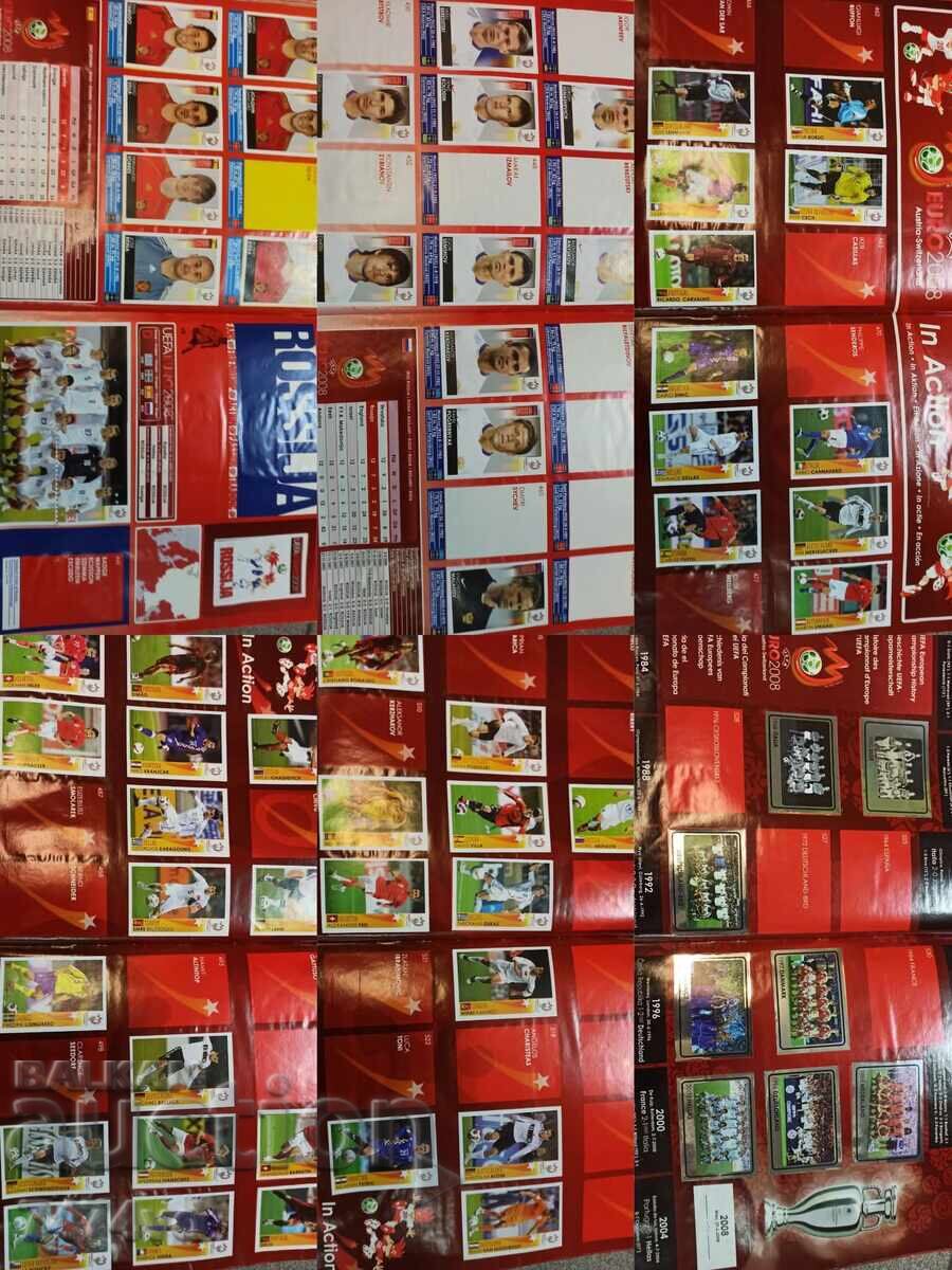 Album - FOOTBALL UEFA EURO 2008, a total of 330 stickers are pasted with price € 50.00 | 97.79 BGN