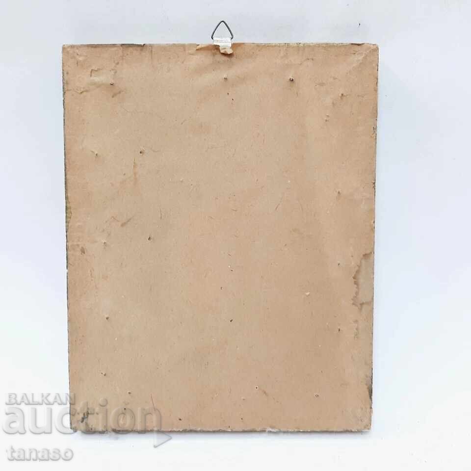 Παράδοση Vintage πορτρέτο σε ξύλινη κορνίζα–29×22 εκ.–γυαλί–διακόσμηση Παράδοση Vintage πορτρέτο σε ξύλινη κορνίζα–29×22 εκ.–γυαλί–διακόσμηση
