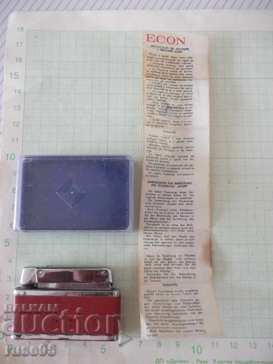 "CARPATI II" lighter, vintage Romanian petrol lighter from the socialist era