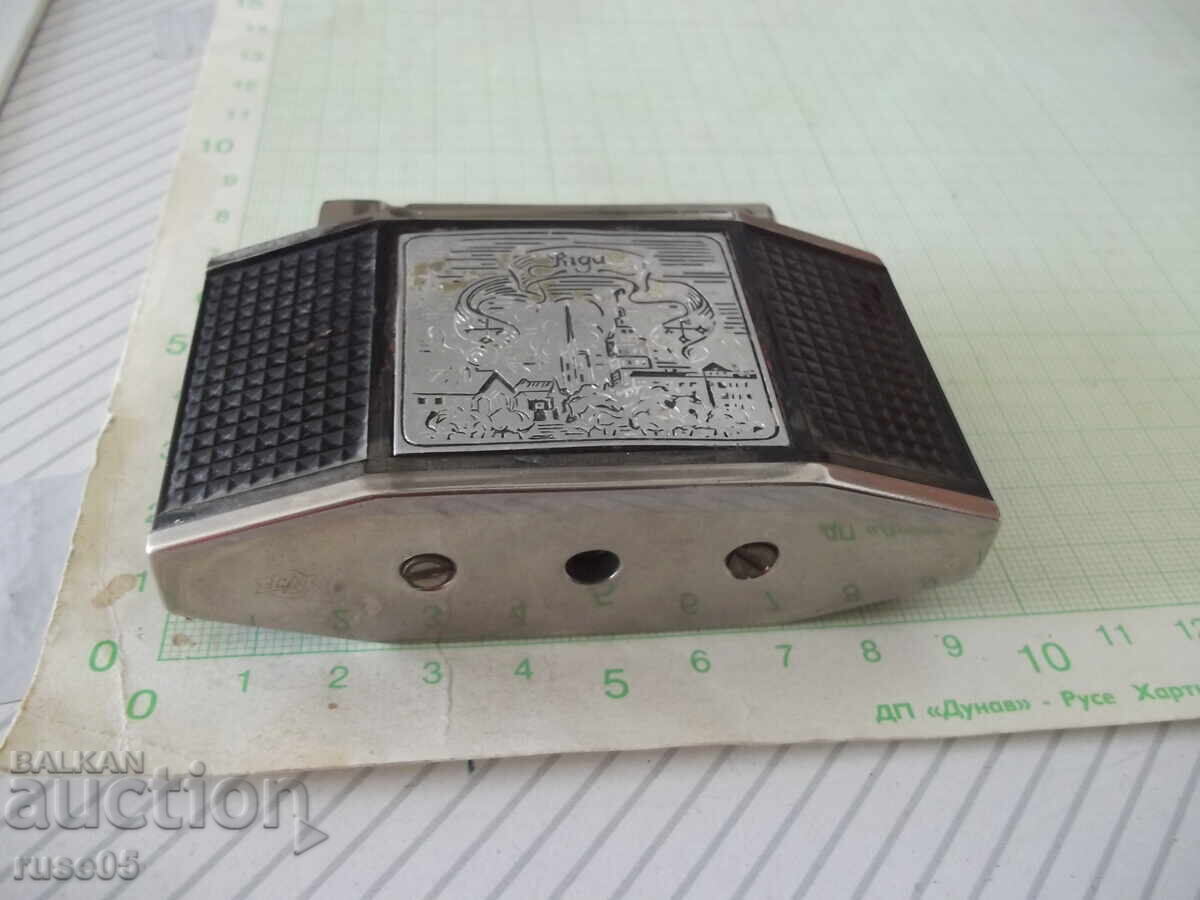 Auction  "Rigu" lighter, vintage Soviet petrol lighter from the socialist era