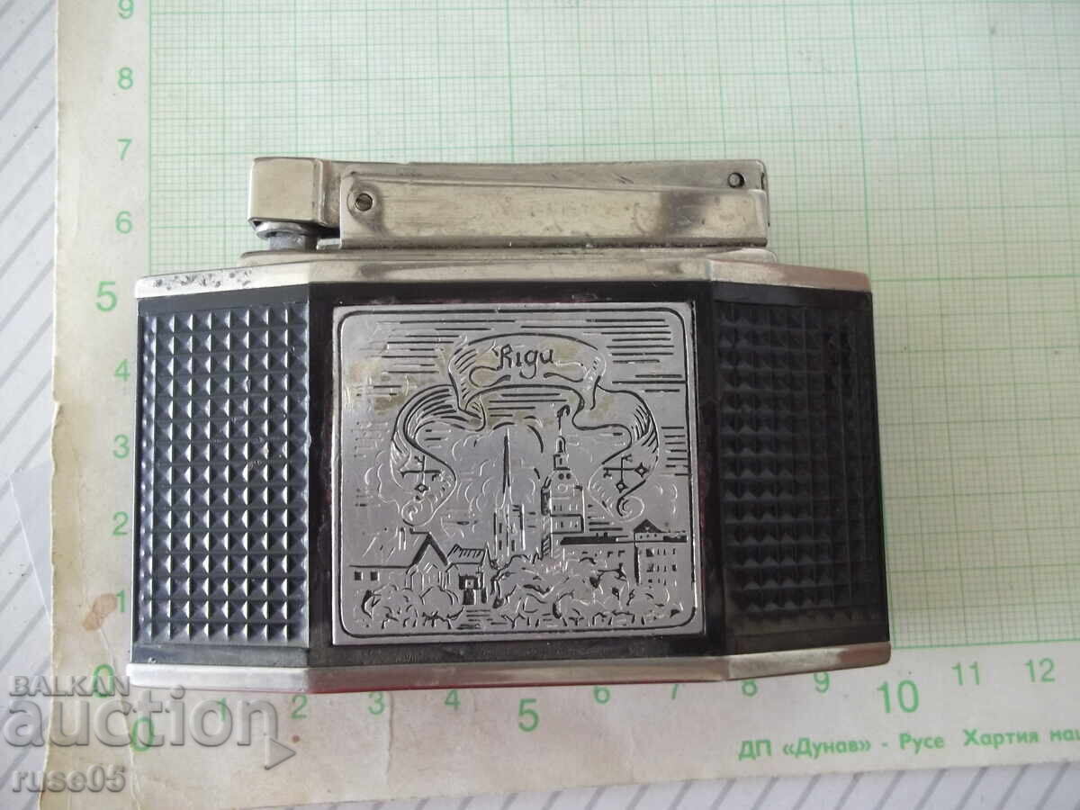"Rigu" lighter, vintage Soviet petrol lighter from the socialist era