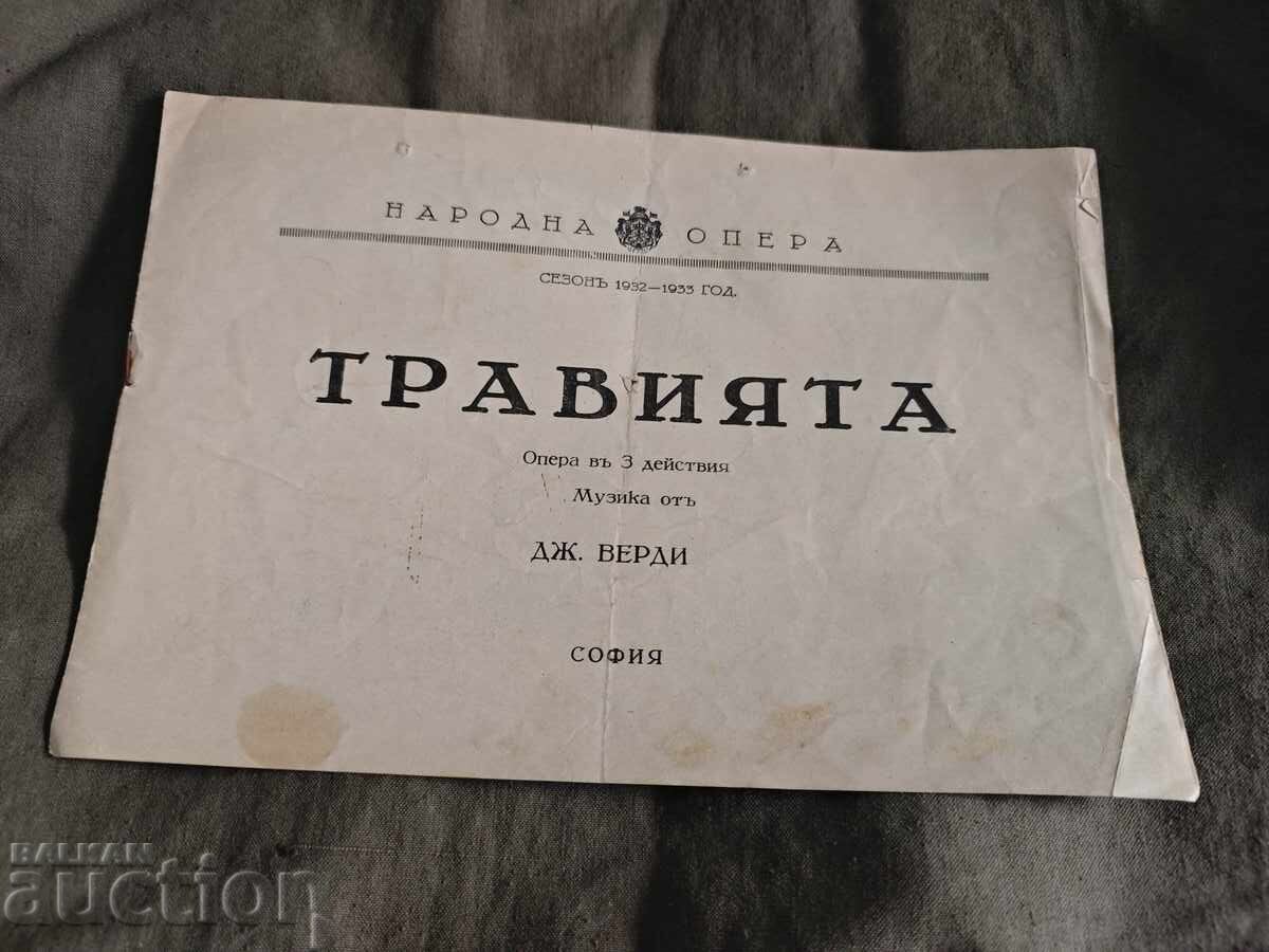 Traviata - Operă populară 1932-3
