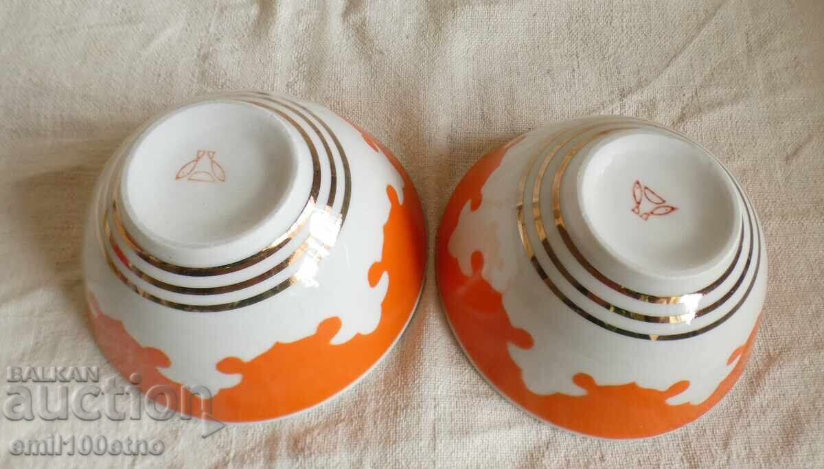 Φλιτζάνια τσαγιού 2 τεμάχια παλιά πορσελάνη ΕΣΣΔ - 5