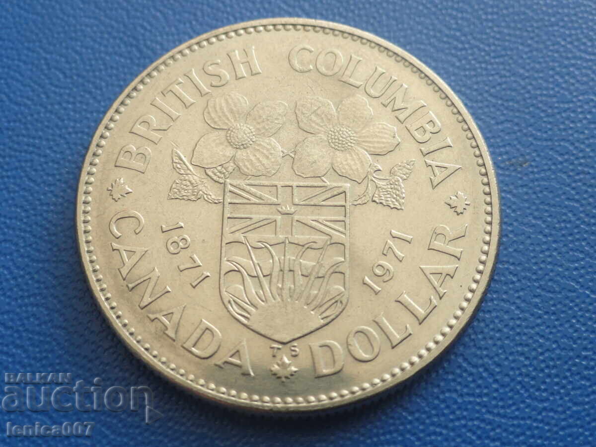 Canada 1971 - 1 Dollar "British Columbia" (BU) - 7 Canada 1971 - 1 Dollar "British Columbia" (BU) - 7