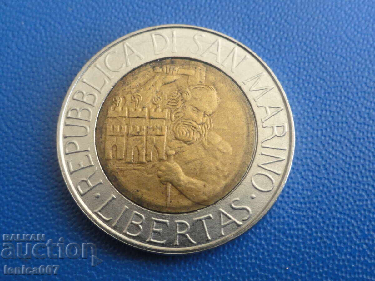 Άγιος Μαρίνος 1994 - 500 λίρες (μ) με τιμή € 3.60 | 7.04 BGN
