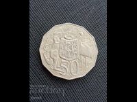 Australia 50 cenți, 1978