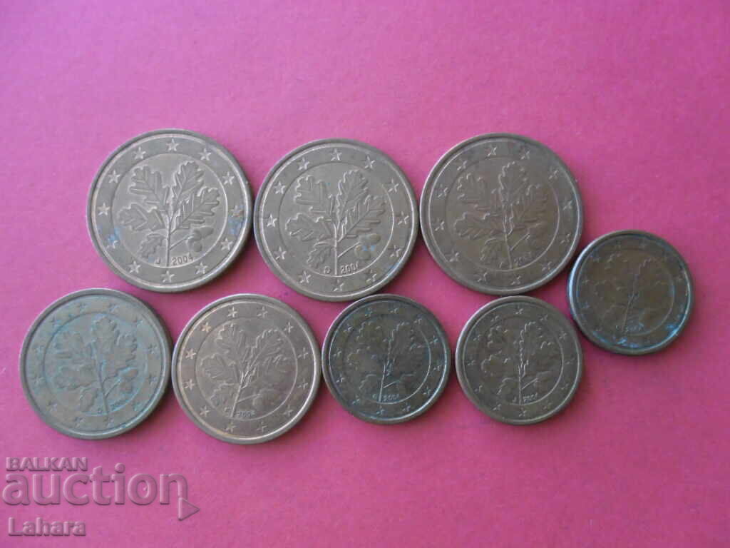 1, 2, 5 euro cents 2004 Germany with price € 0.31 | 0.61 BGN