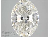 Diamant creat în laborator, formă ovală, 5.00ct, certificat IGI