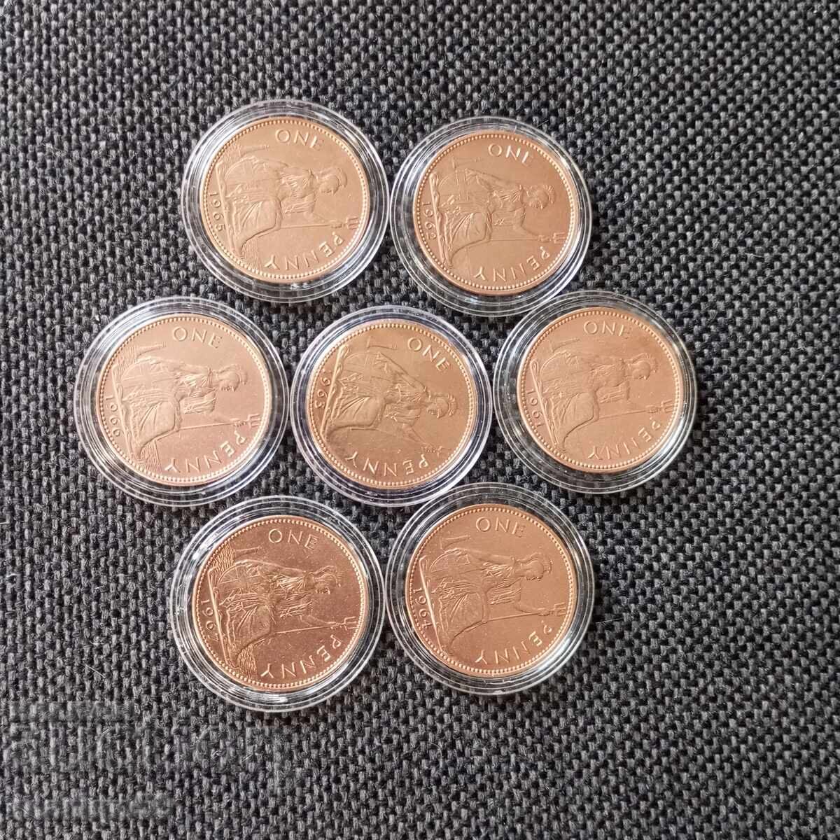 1 πένα εξαιρετική και unc 1961-1967 με τιμή € 2.50 | 4.89 BGN