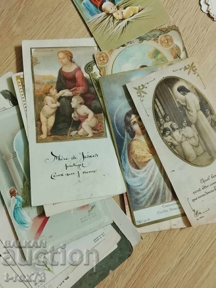 Licitație Lot mare de carduri religioase Licitație Lot mare de carduri religioase