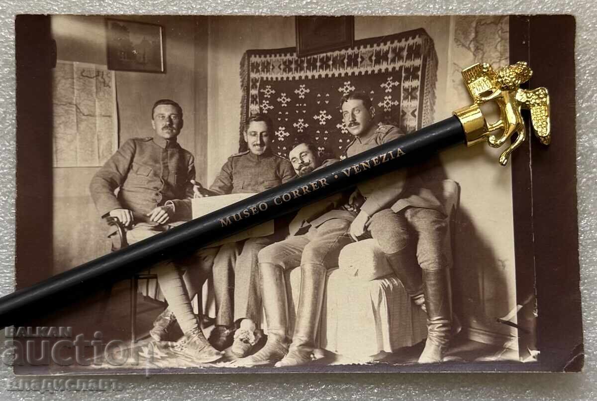 fotografie veche soldați militari Bulgaria Primul Război Mondial