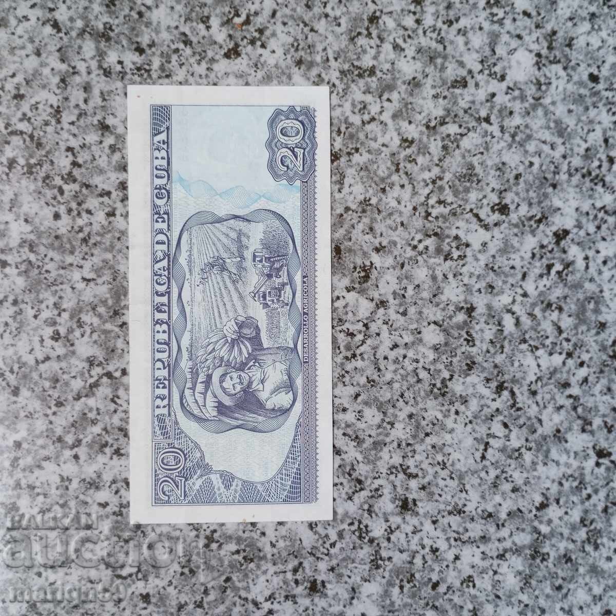 Bancnotă Cuba 20 pesos 2009 -unc cu preț € 10.00 | 19.56 BGN Bancnotă Cuba 20 pesos 2009 -unc cu preț € 10.00 | 19.56 BGN