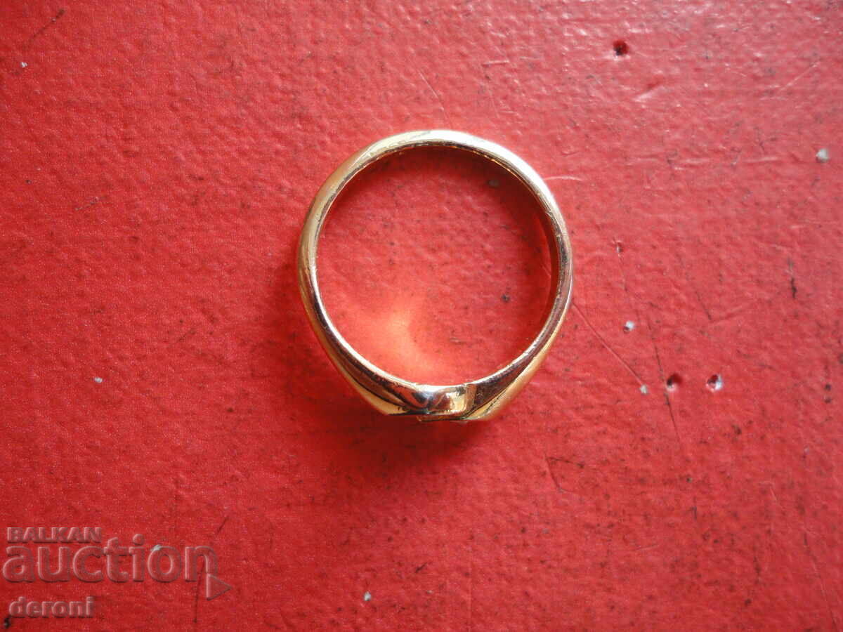 Gold-plated ring with a stone 3 with price € 5.00 | 9.78 BGN Gold-plated ring with a stone 3 with price € 5.00 | 9.78 BGN