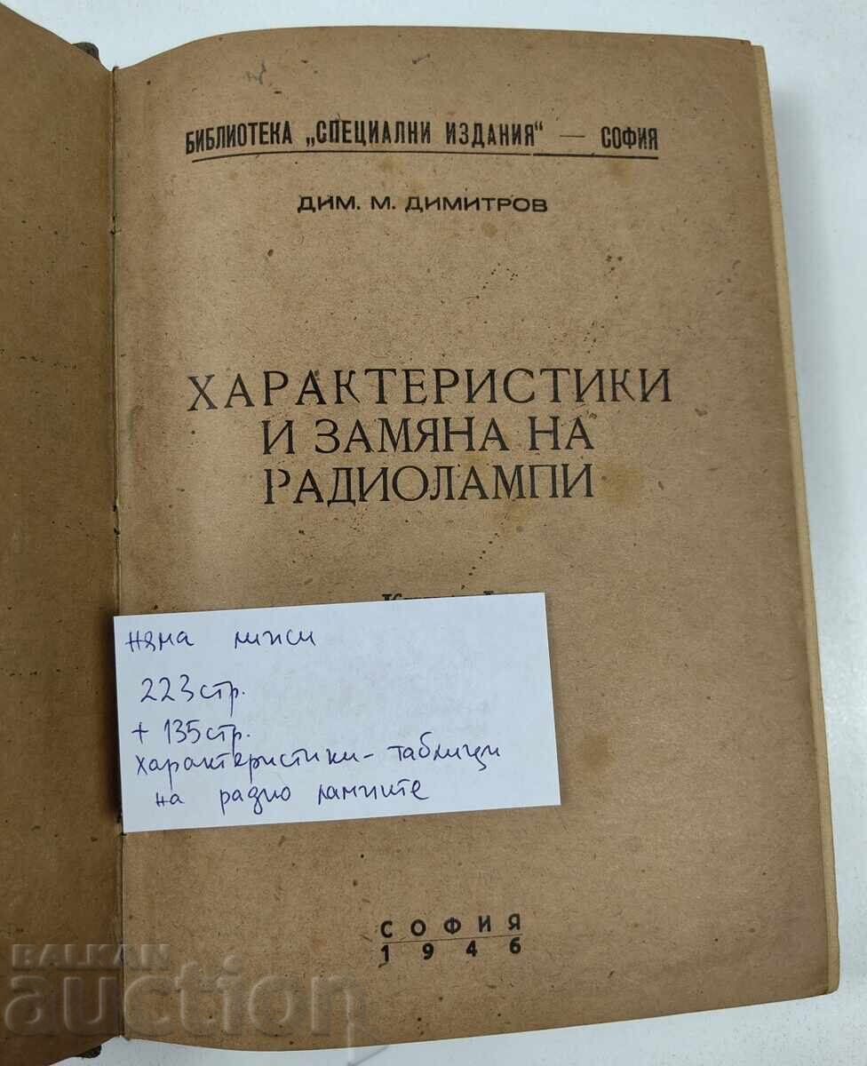 1946 ΧΑΡΑΚΤΗΡΙΣΤΙΚΑ ΚΑΙ ΑΝΤΙΚΑΤΑΣΤΑΣΗ ΡΑΔΙΟΛΥΧΝΙΩΝ με τιμή € 25.05 | 48.99 BGN