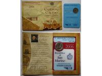 2 Euro 2006 San Marino - Christopher Columbus - UNC - map