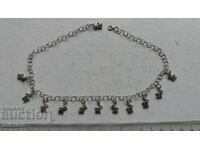 SILVER NECKLACE WITH PUPPIES - FINE CRAFTSMANSHIP - LIKE NEW