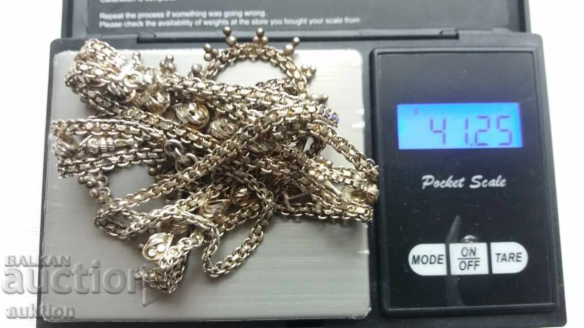 COLIER ARABESC DIN ARGINT LUCRAT MANUAL UNICAT TITLU 950 41 - 7