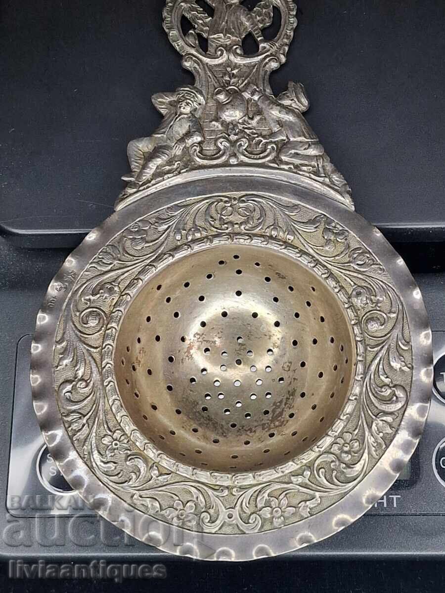 Sită din argint pentru ceai - 5