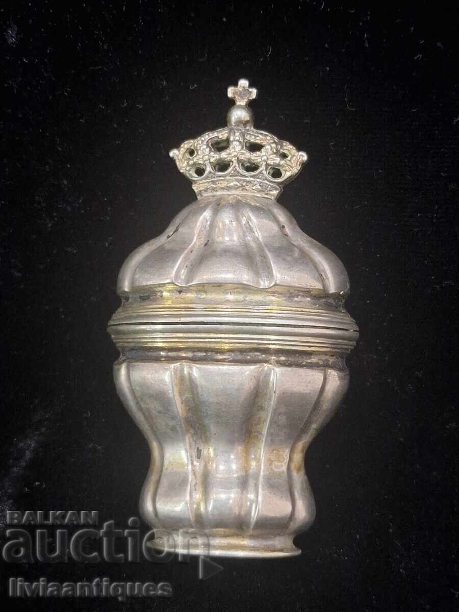 A silver box