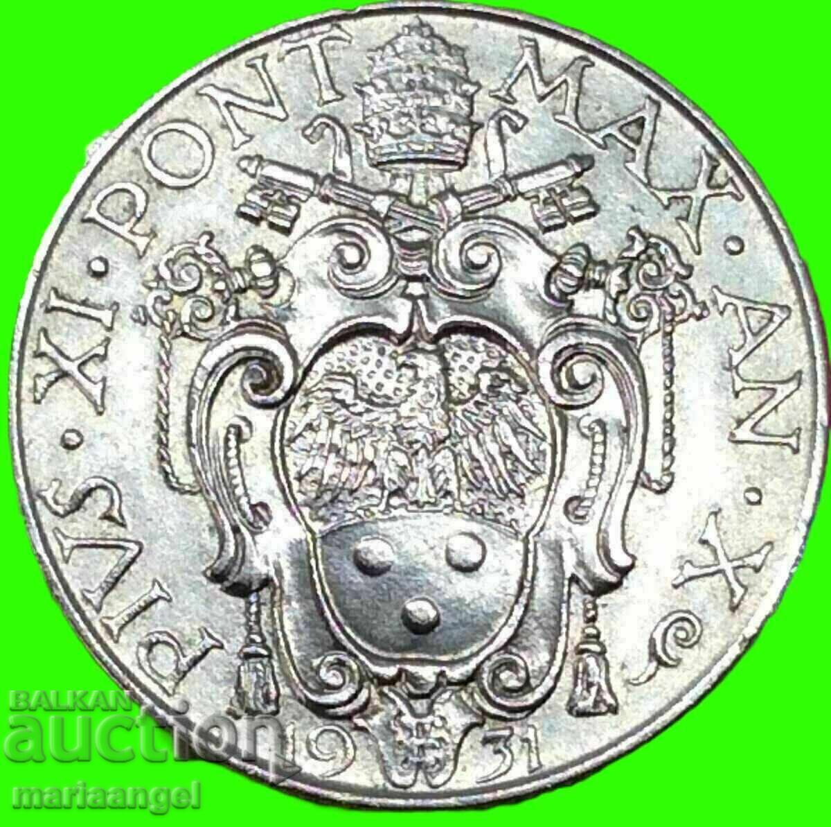 1 Lira 1931 Vatican - 6 1 Lira 1931 Vatican - 6