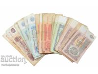 Lot de 66 bancnote Bulgaria 1974 soc
