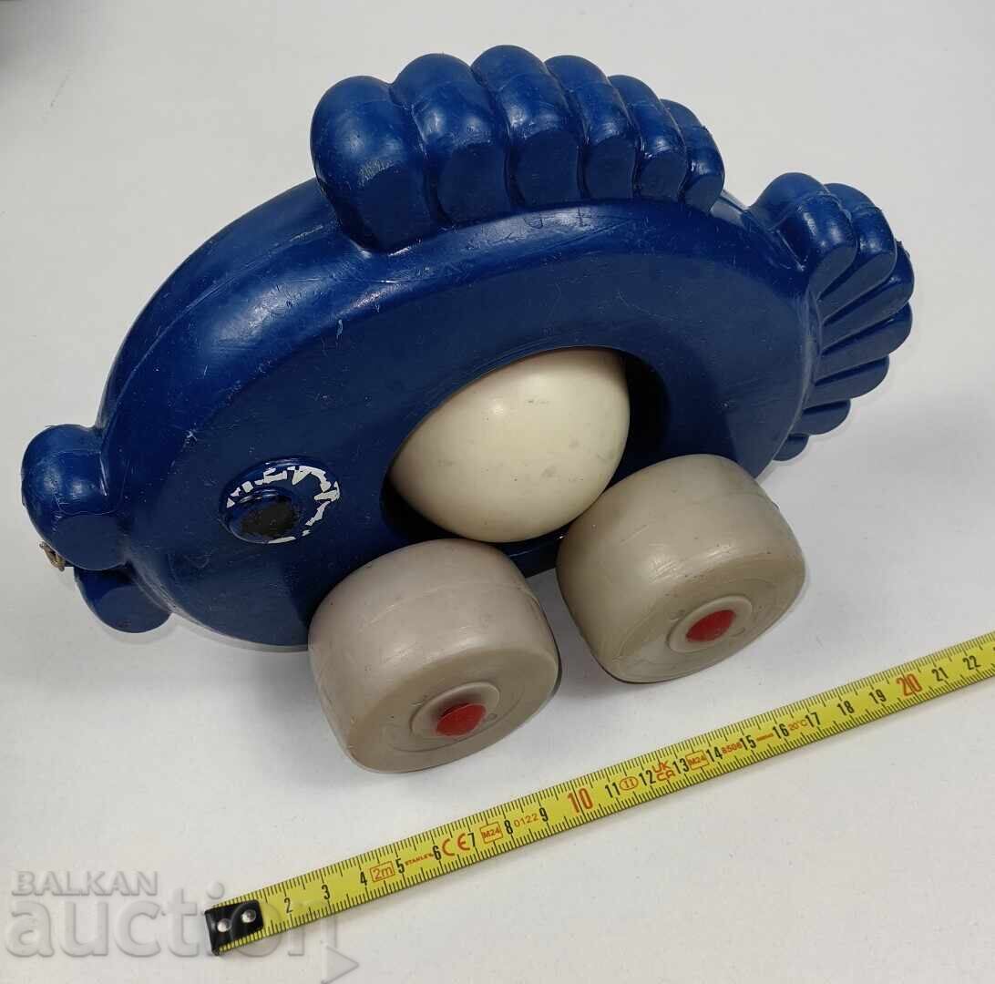 Delivery of SOCIALIST PLASTIC PULL-ALONG TOY FISH Delivery of SOCIALIST PLASTIC PULL-ALONG TOY FISH