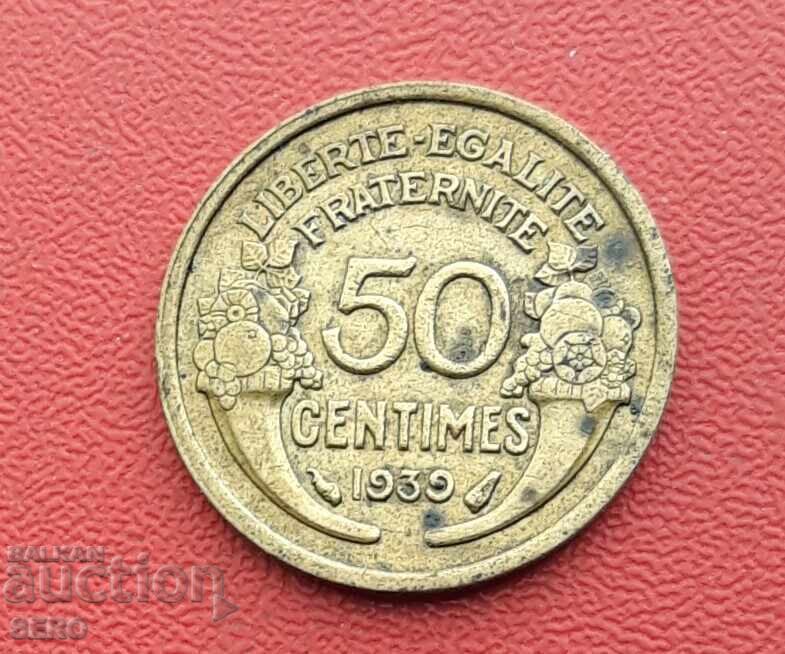 France-50 cents 1939