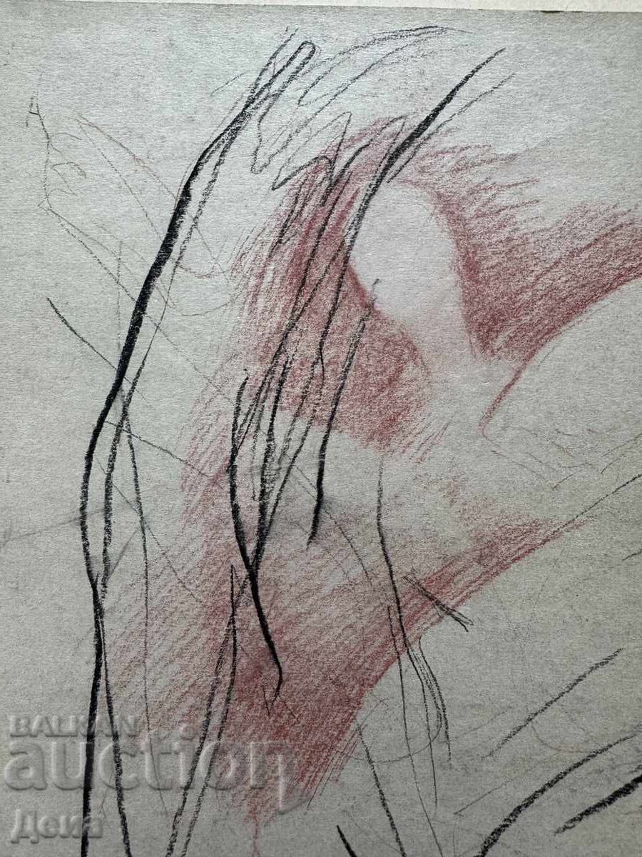 Auction Virginia Stoyanova drawing 1993. Auction Virginia Stoyanova drawing 1993.