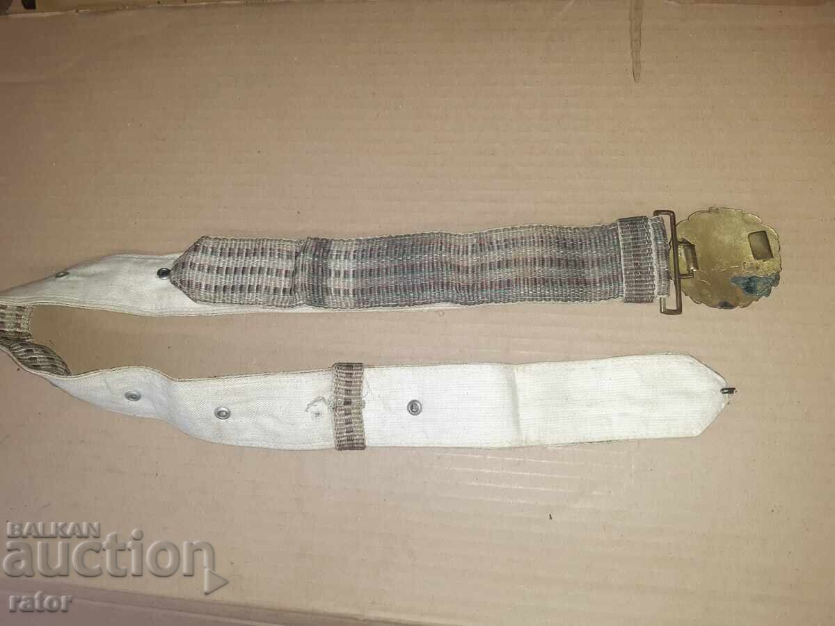 Centură de paradă pentru ofițeri, din fir metalic, uniformă - BNA, NRB - 5