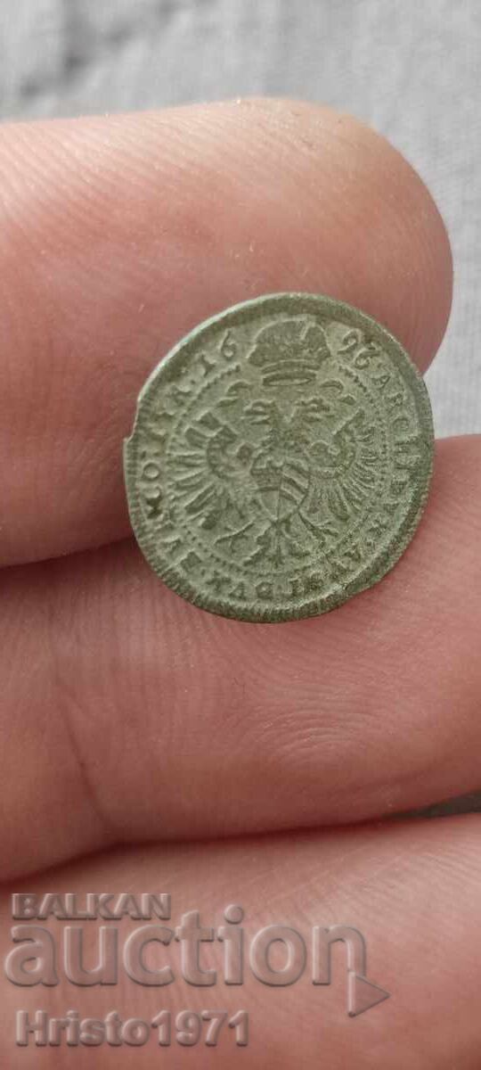 1 kreuzer 1698 Silezia cu preț € 22.00 | 43.03 BGN 1 kreuzer 1698 Silezia cu preț € 22.00 | 43.03 BGN