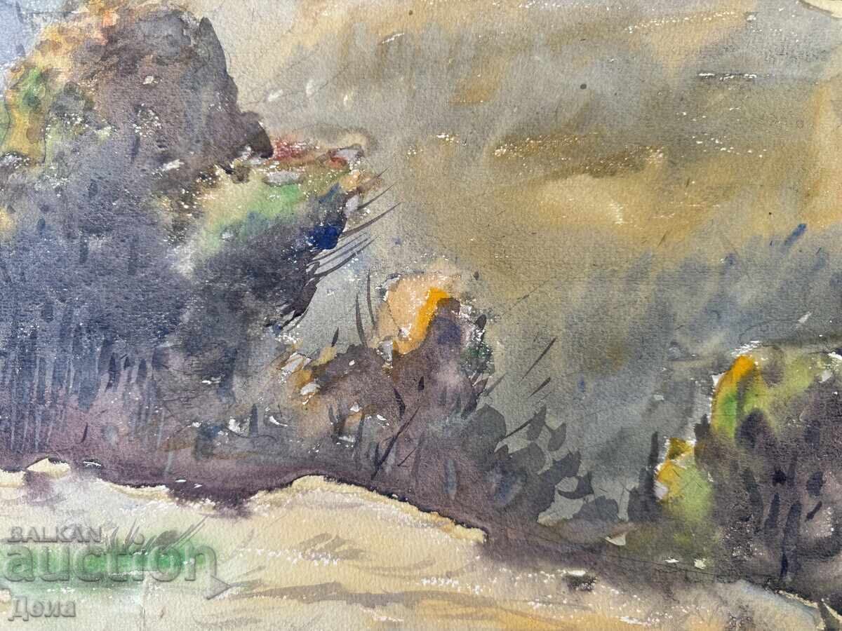 Acuarelă arh. Gheorghi Stoilov 1981 - 7