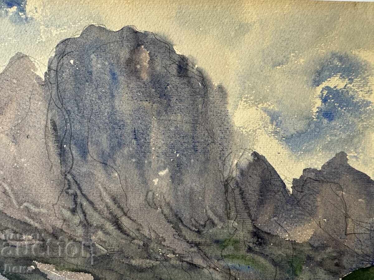 Acuarelă de arh. Gheorghe Stoilov - 5