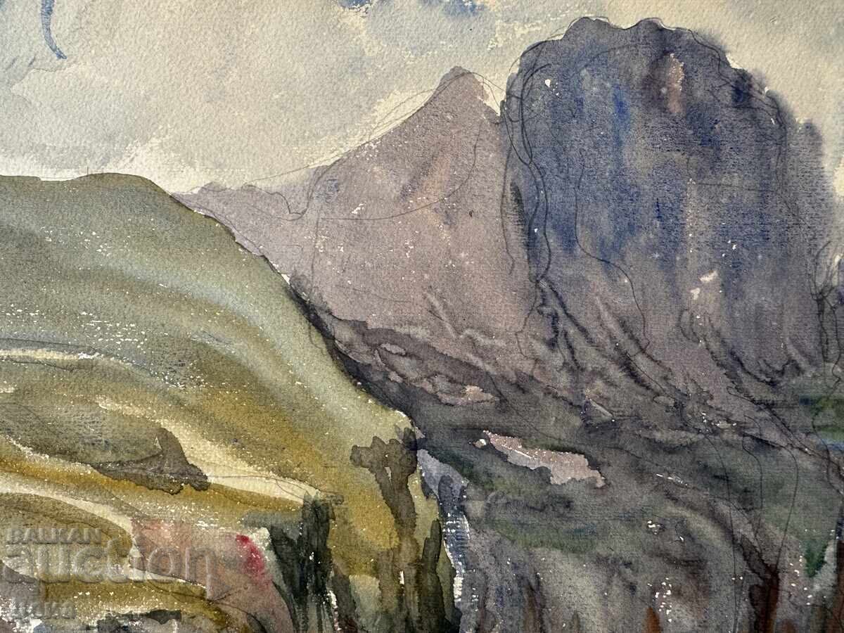 Acuarelă de arh. Gheorghe Stoilov - 6