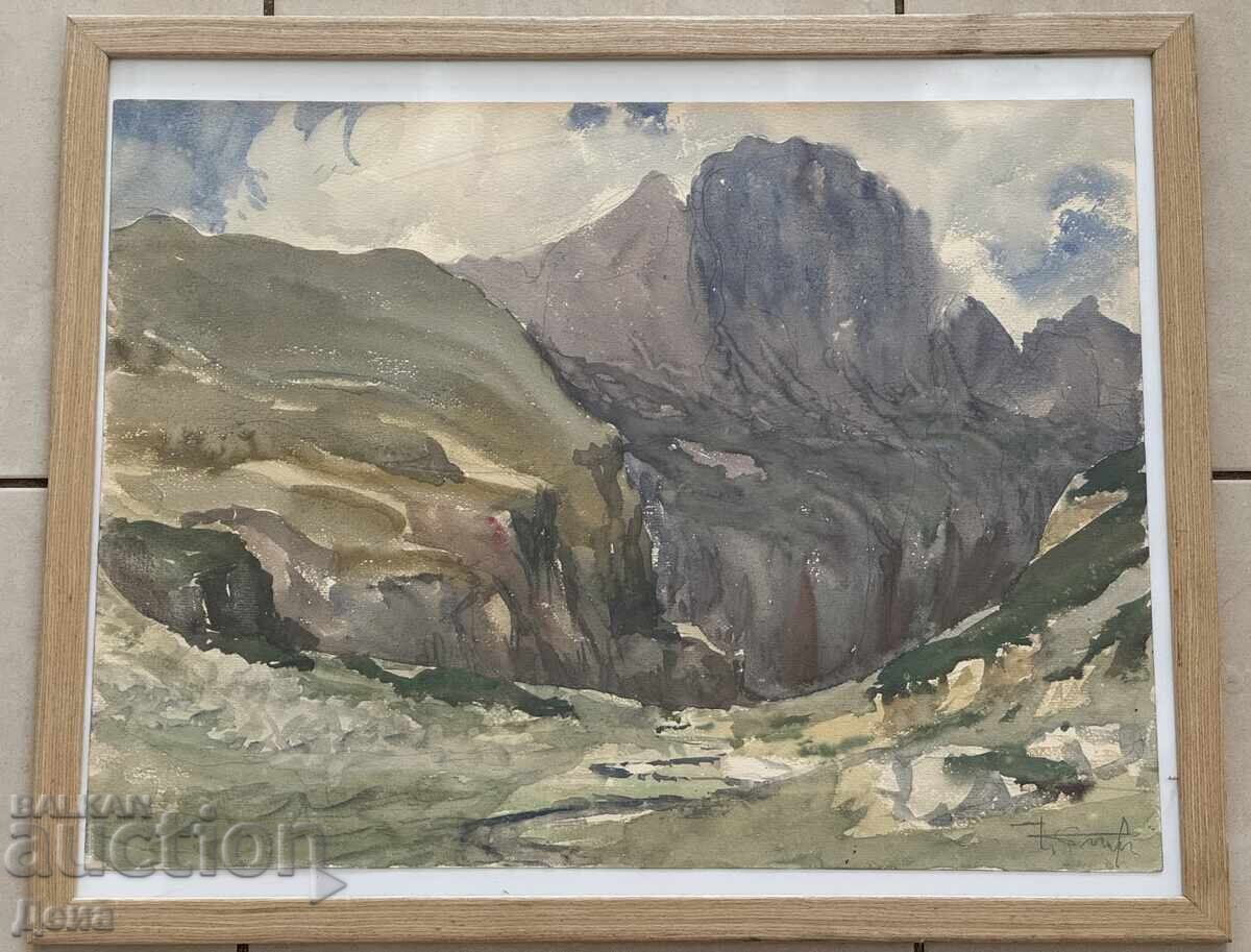 Acuarelă de arh. Gheorghe Stoilov