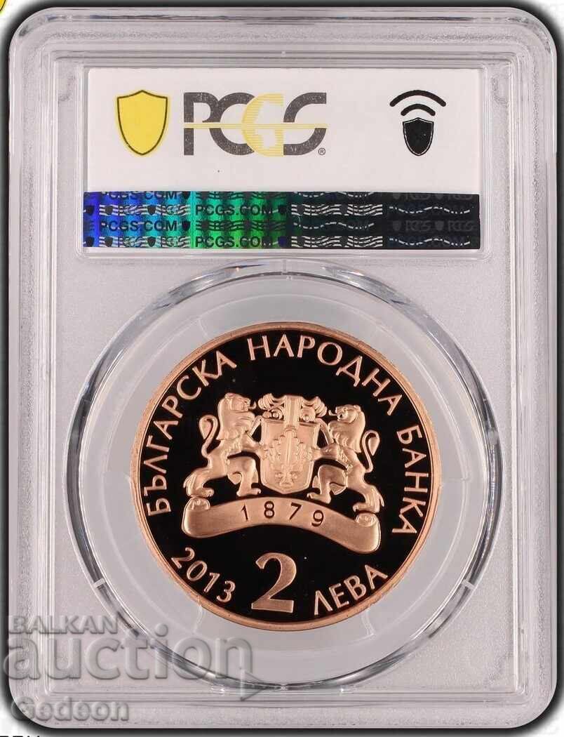 Licitație 2 Leva 2013 PCGS PR69DCAM - Apostol Karamitev Licitație 2 Leva 2013 PCGS PR69DCAM - Apostol Karamitev