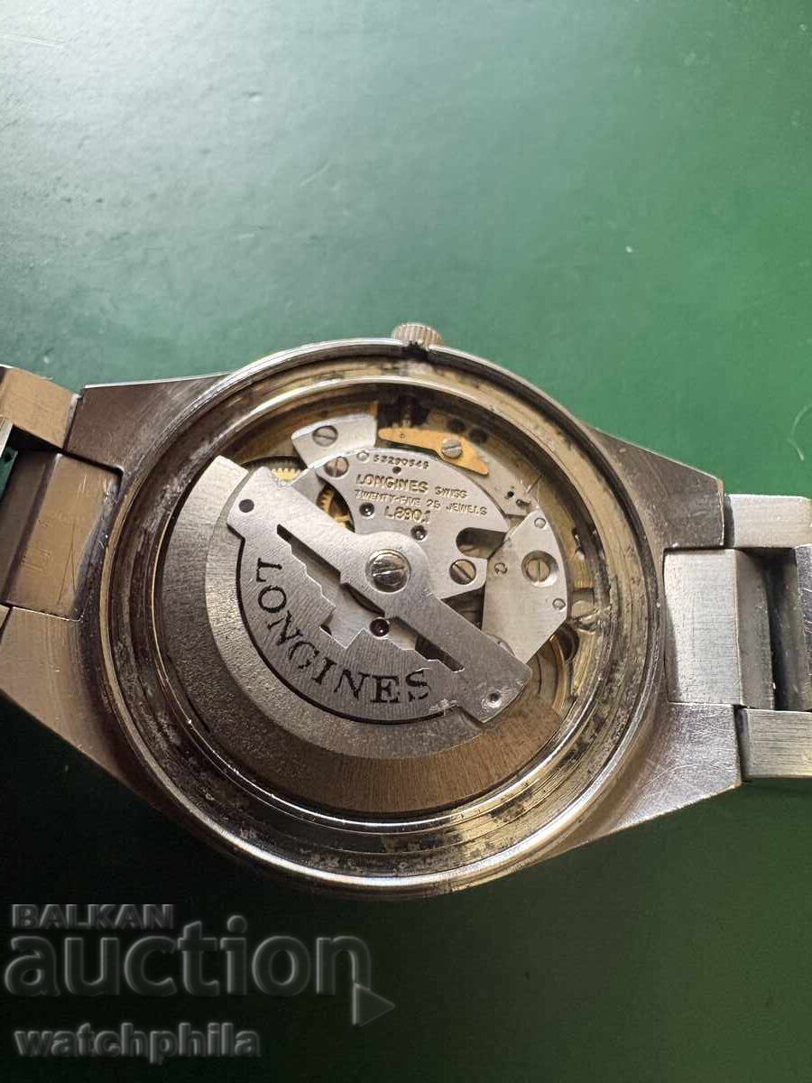 Longines Automatic Men's watch, painted dial. Rare - 7